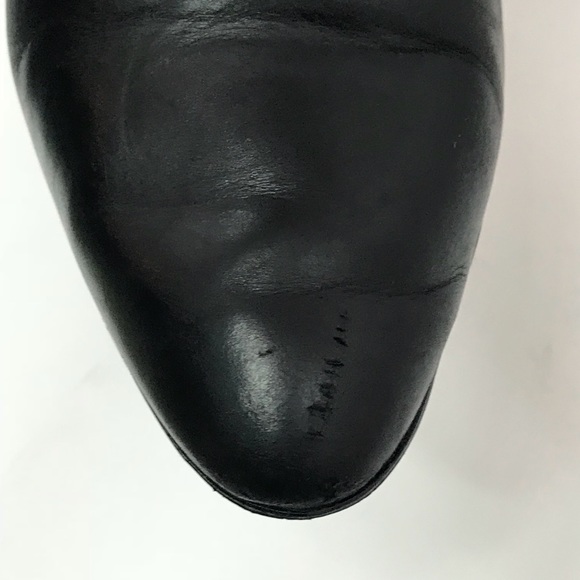 J. Crew Black Leather Tall Boots, 86767 Sz - 8,5 - Picture 7 of 8